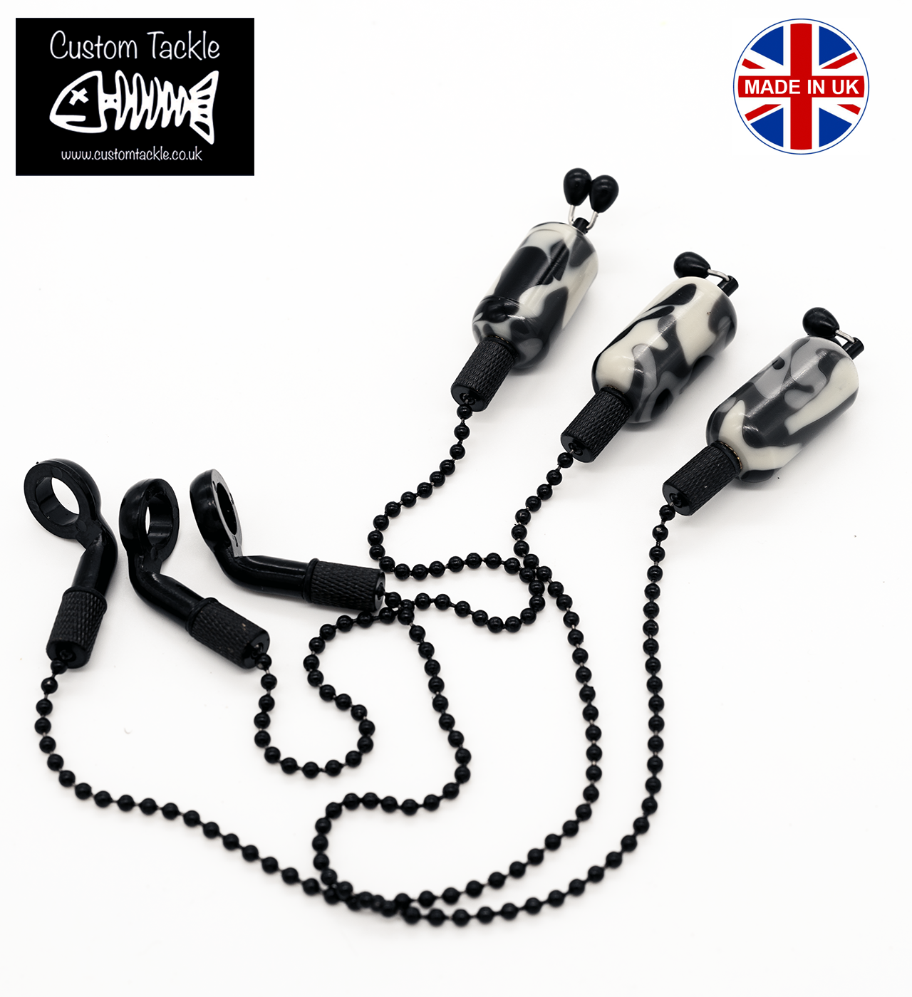 A set of 3 Urban Camo Bobbins (actual items as pictured)