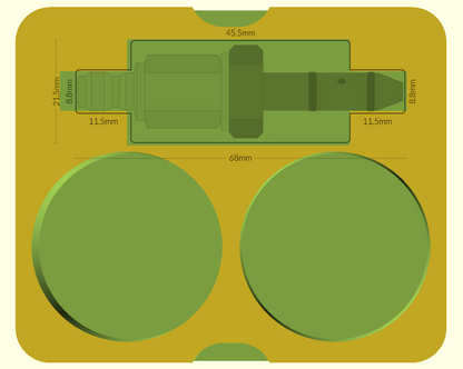 Magazine & Probe Case Compatible with a Weihrauch HW100 / HW110 / HW100X