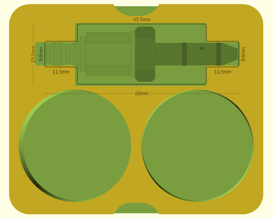Magazine & Probe Case Compatible with a Weihrauch HW100 / HW110 / HW100X
