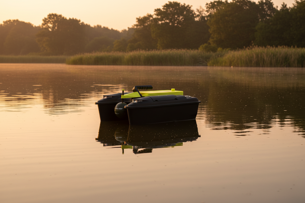 RidgeMonkey Hunter 750 at Golden Hour Lakeside